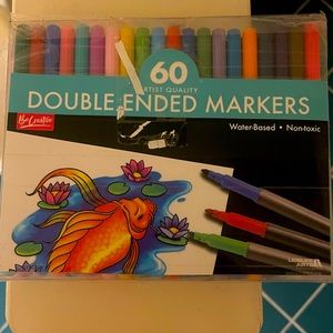 New Be Creative 60 dual tip artist pens